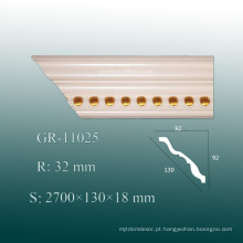 Moldura decorativa econômica do Cornice do plutônio para o teto e a parede